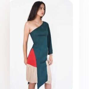 Elegant Colorblock Dress